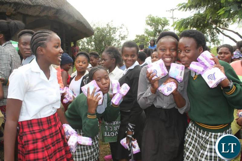 Some of the Recipients for the Sanitary pads