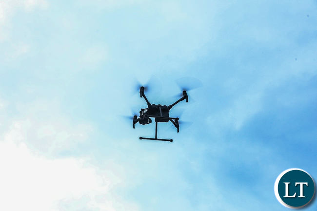 A drone in demonstration