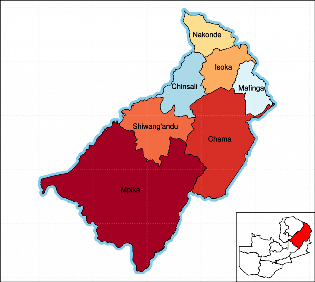 Muchinga Province stores building burnt to ashes
