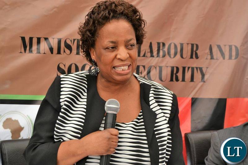 Labour Minister Hon. Joyce Nonde Simukoko