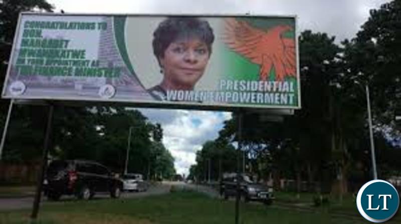 Margaret Mwanakatwe Billboard