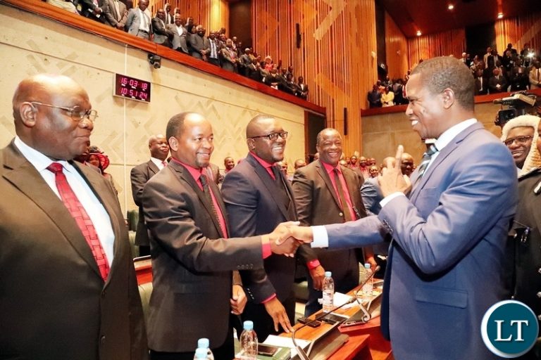 President Edgar Lungu State of the Nation address in Pictures
