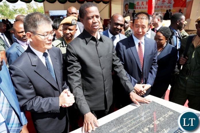 President Edgar Lungu official opens Kingphar Zambia factory at Lusaka East Multi facility Economic zone