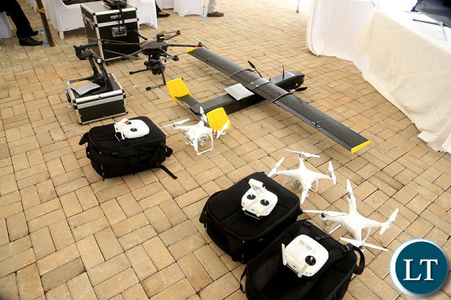 The unmanned drones to be used to aerial surveillance