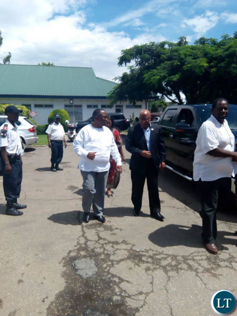 Dr Mumba arriving at CfB Medical Centre