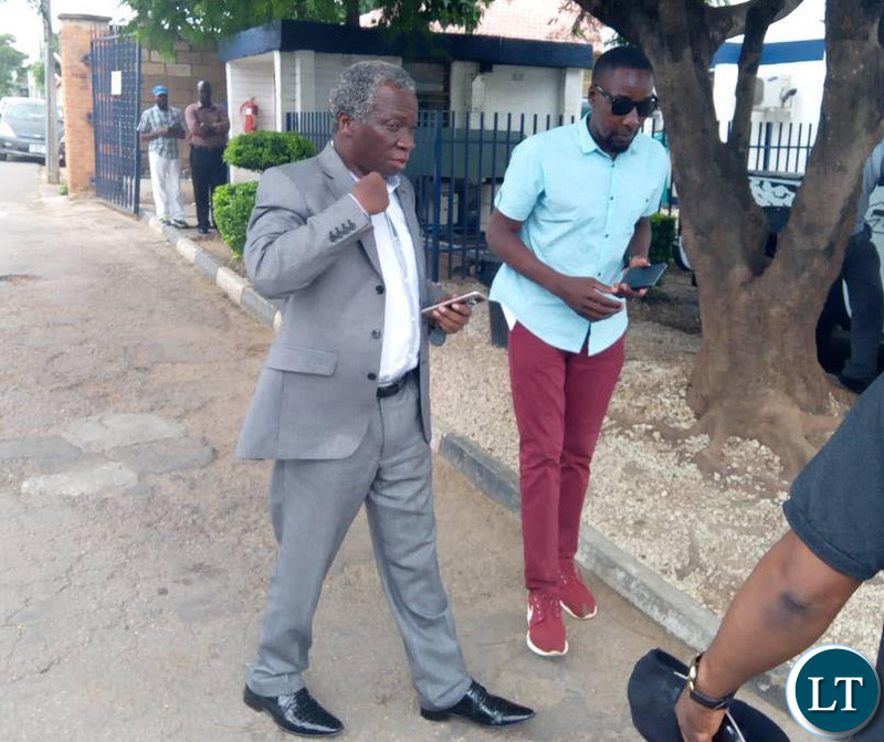 Mike Mulongoti leaving CfB Medical Centre