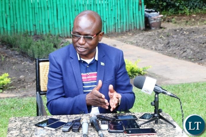 Special Assistant for Press and Public Relations to the President Amos Chanda speaking to journalists on the conduct of the Cuban Ambassador to Zambia Nelson Pages Vilas at the media briefing at Pamodzi Hotel Special Assistant for Press and Public Relations to the President Amos Chanda speaking to journalists on the conduct of the Cuban Ambassador to Zambia Nelson Pages Vilas at the media briefing at Pamodzi Hotel