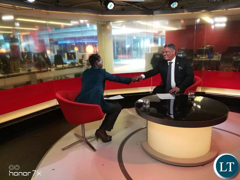 Given Lubinda after the interview on the BBC World Service