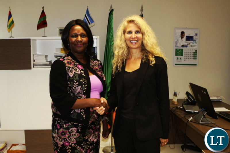 MINISTER MWANAKATWE & Dr. Jenniffer Blanke