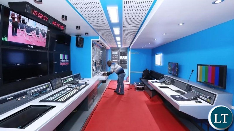 OB Van inside