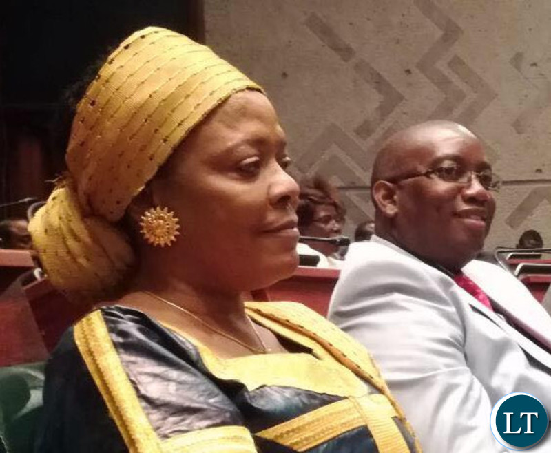 Chilubi and Kasama Members of Parliament Rosaria Fundanga and Kelvin Sampa