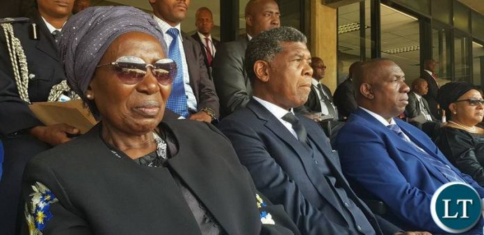Vice President Inonge Wina at Winnie Mandela's Funeral