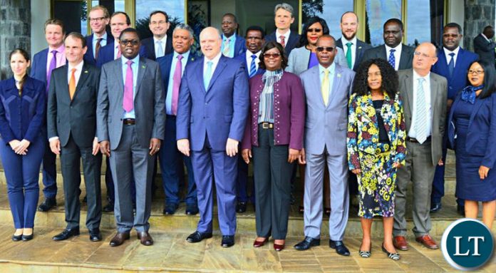 A political dialogue meeting with the European Union diplomats accredited to Zambia in Lusaka