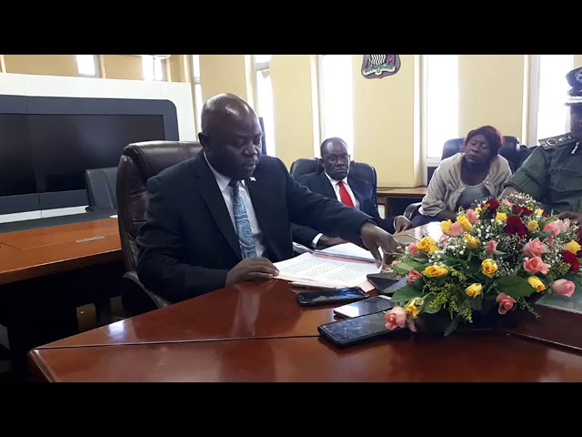 Home Affairs Stephen Kampyongo’s Press Conference