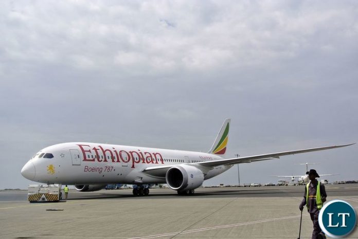 An Ethiopian Airlines Dreamliner jet. Photographer-Jenny Vaughan-AFP via Getty Images