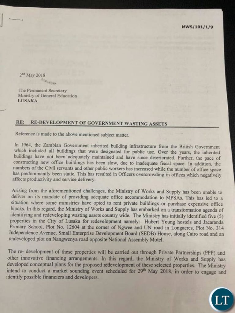 Jacaranda Sale Letter
