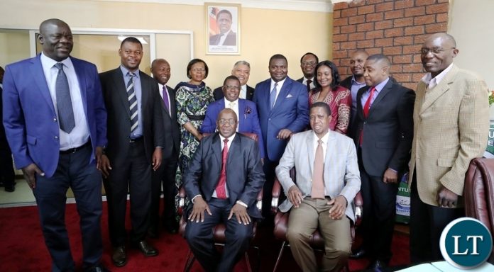 President Edgar Lungu attends dialogue process through the Zambia Centre for Inter Party Dialogue at Pf headoffice in Lusaka on 10th May 218 President Edgar Lungu attends dialogue process through the Zambia Centre for Inter Party Dialogue at Pf headoffice in Lusaka on 10th May 218