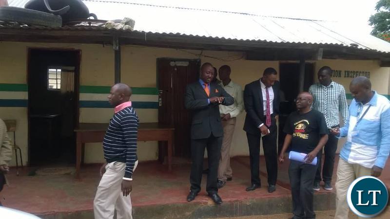 Tutwa Ngulube when he was arrested yesterday