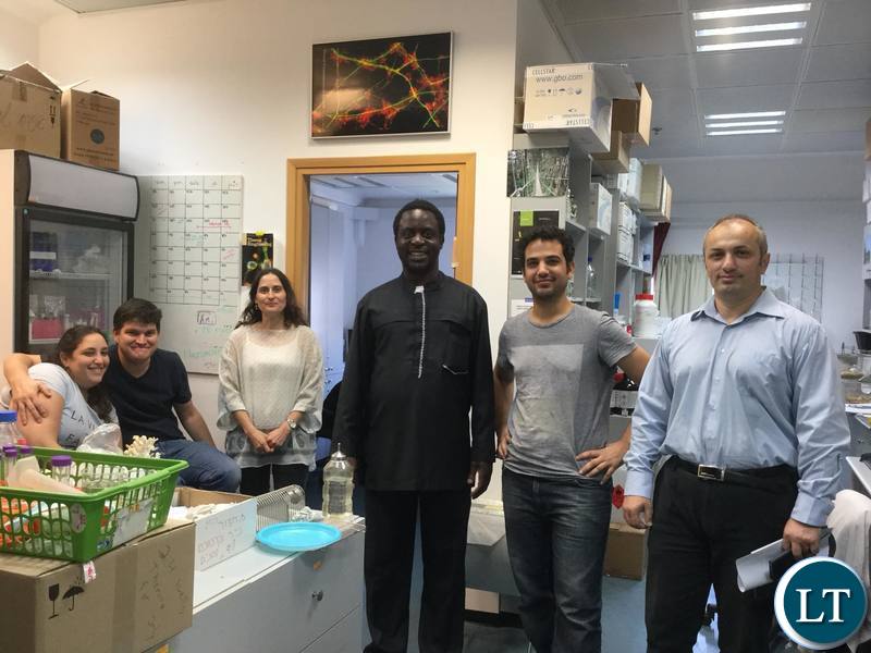 UPP leader Savior Chishimba on a conducted VIP study tour of Ariel University in Israel