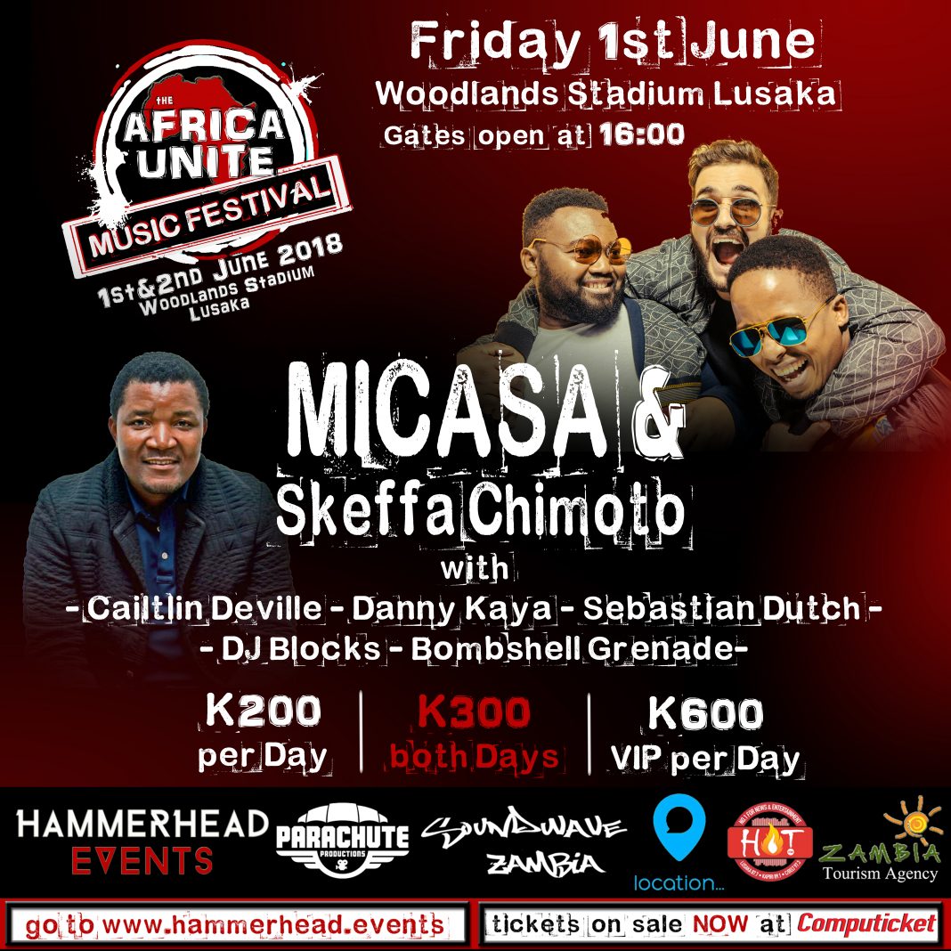 Africa Unite To Be The Biggest Music Festival To Hit Zambia