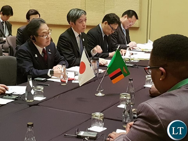 Zambia holds a bilateral meeting with Japan at the Africa-Japan Investment Forum