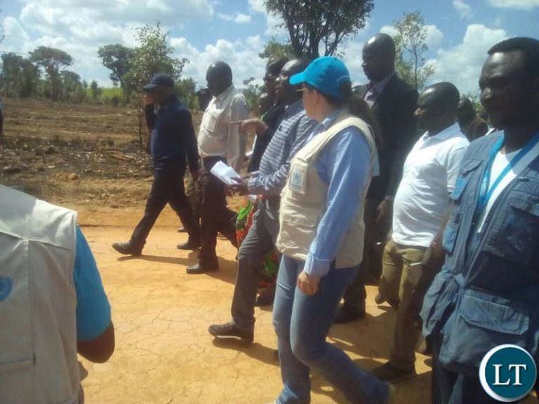 Inter-Ministerial Steering Committee visits Congolese refugees in Luapula Province
