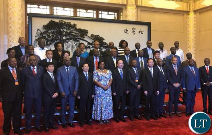 Information and Broadcasting Services Minister Dora Siliya in China
