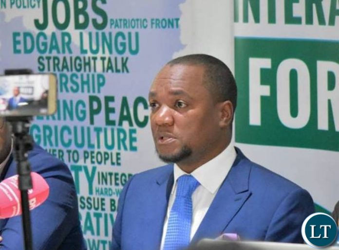 Miles Sampa at the PF media Forum