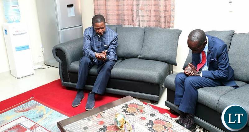 President Lungu with Chief Mpezeni