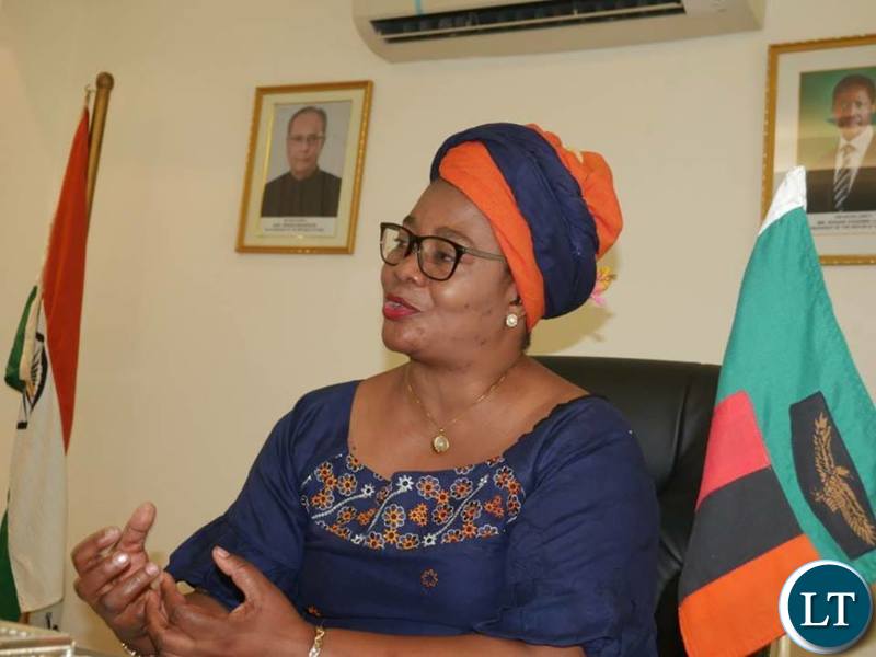Zambian High Commissioner to India Judith Kapijimpanga
