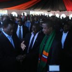 HH greets First Lady Esther Lungu at late Munkombwe’s burial in Choma