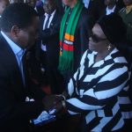 HH greets First Lady Esther Lungu at late Munkombwe’s burial in Choma