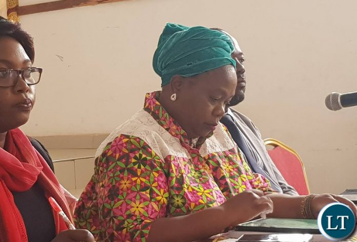 Margaret Chimanse, the Manager Public Relations at Electoral Commission of Zambia