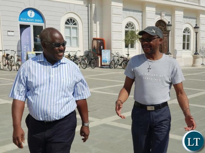 Piran Coastline; Mayor Bossman and ambassador Mukwita