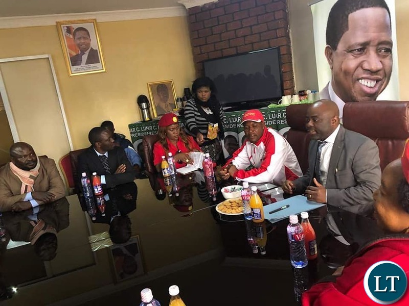 Meeting of PF and UPND at the PF Party Headquarters