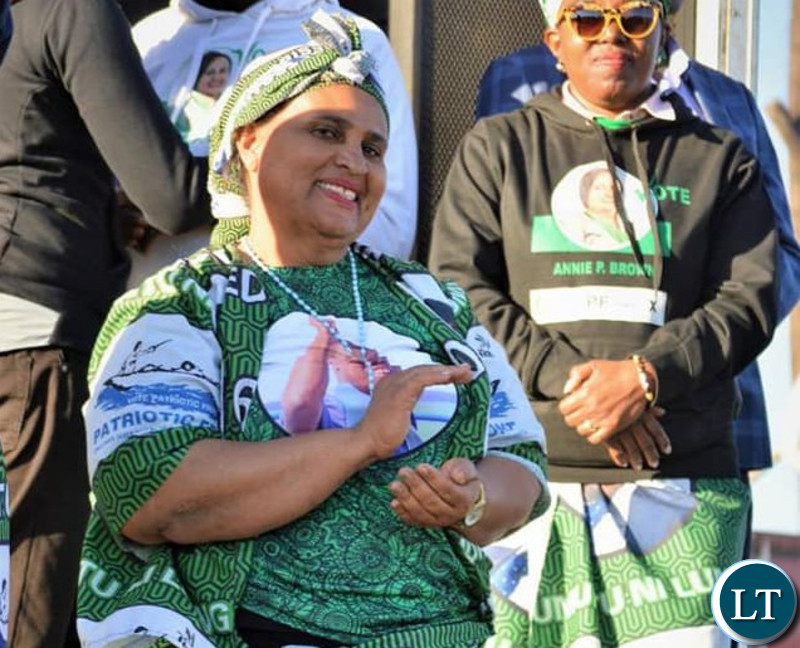 PF Candidate for Chilanga Ms Annie P Brown