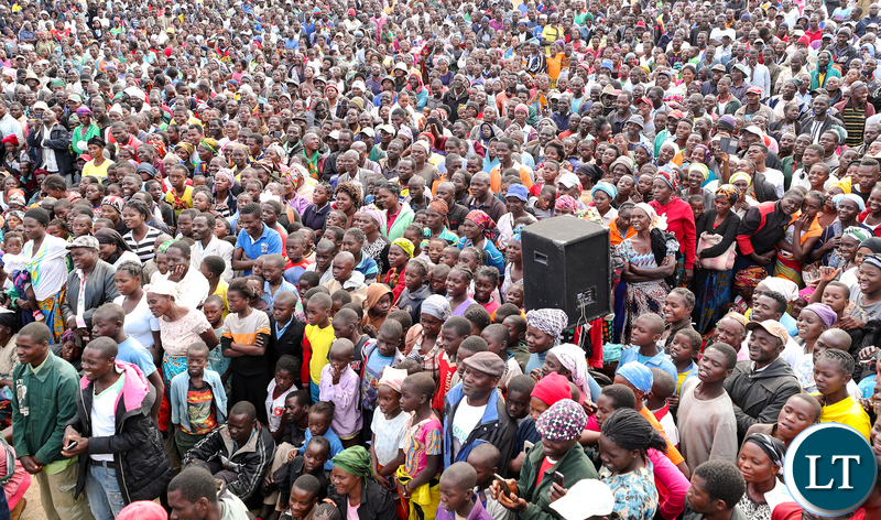 President Edgar Lungu address a Public Rally at Kasenengwa Primary School in Eastern province on Friday