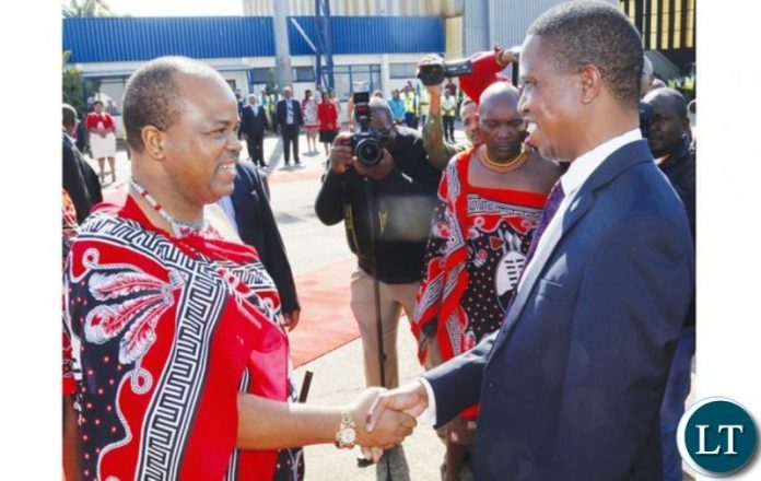 President Lungu with King Mswati
