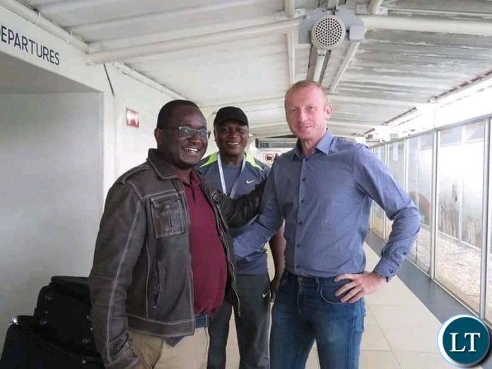 Zambia National Soccer team Coach Sven Vandebroeck