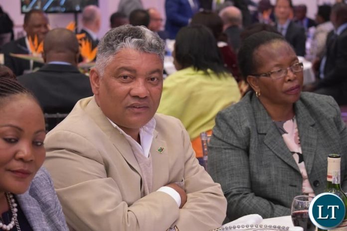 Givern Lubinda and Chief Justice Ireen Mambilima