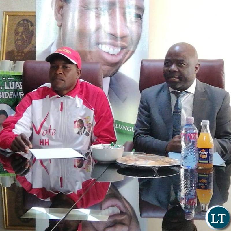 Meeting of PF and UPND at the PF Party Headquarters
