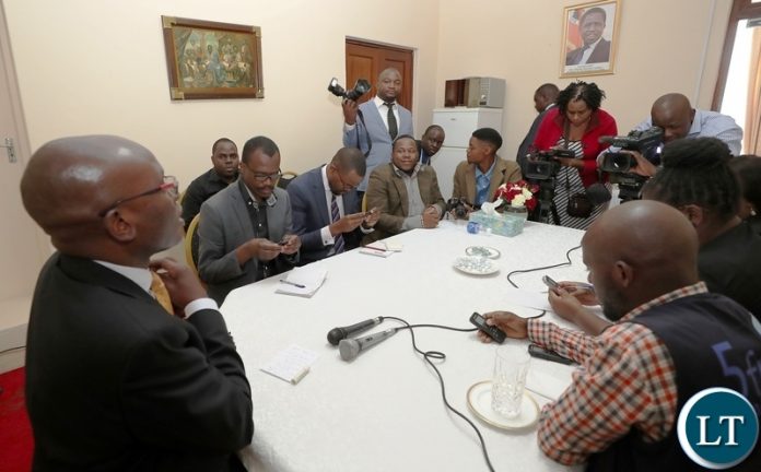 Special Assistant to the President for Press and Public Relations Mr Amos Chanda today briefed the Press on His Excellency Mr Edgar Chagwa Lungu, President of the Republic of Zambia visit to the People's Republic of China. Special Assistant to the President for Press and Public Relations Mr Amos Chanda today briefed the Press on His Excellency Mr Edgar Chagwa Lungu, President of the Republic of Zambia visit to the People's Republic of China.