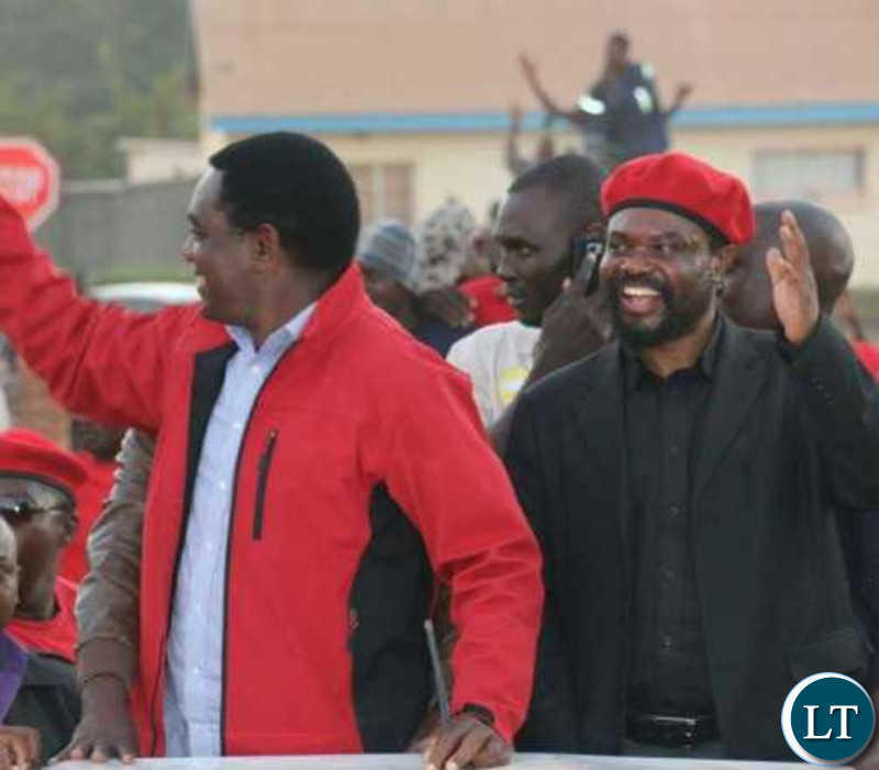 HH and Dr Canisius Banda on a campaign trail in 2016 elections