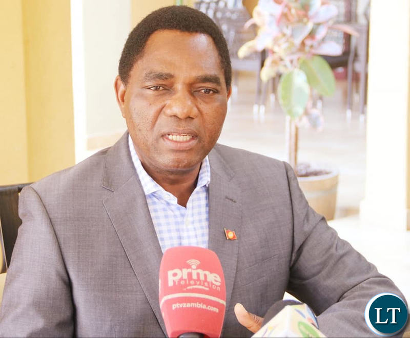 HH addressing a media briefing at his residence