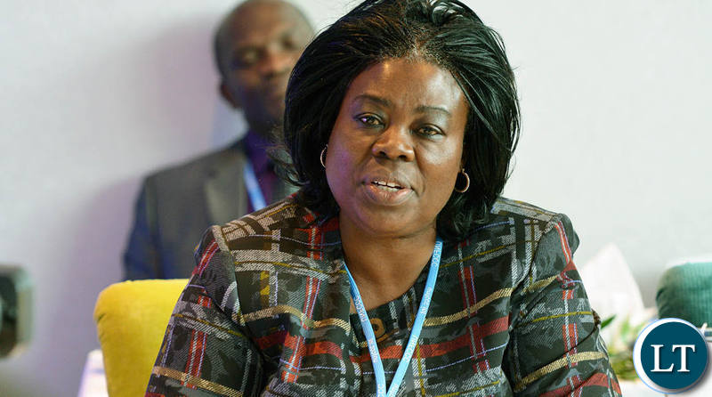 Minister of Lands, Natural Resources and Environmental Protection Jean Kapata