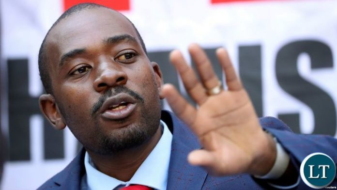 Zimbabwe's opposition leader Nelson Chamisa