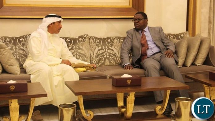 Minister of Foreign Affairs Joseph Malanji in Kuwait