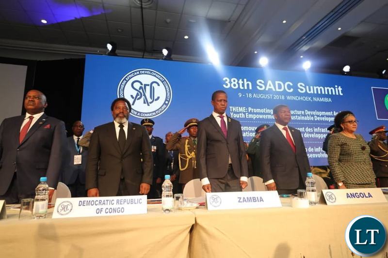The Opening of the 38th Ordinary Southern African Development Community (SADC) Summit of Heads of State