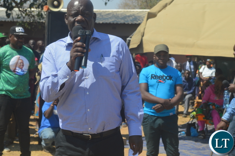 PF Secretary general Davies Mwila