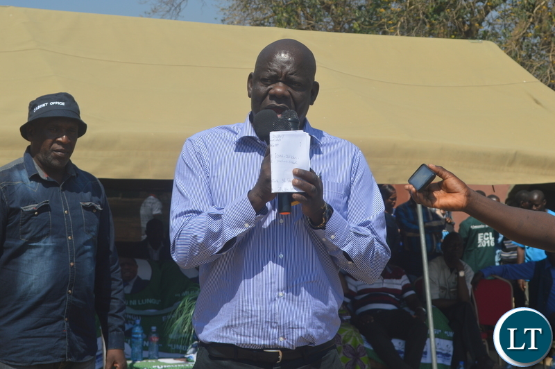 PF Secretary general Davies Mwila